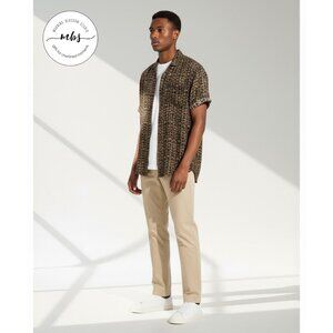 Rolla's Beach Boy Sun God Multicolor Button Down Short Sleeve Shirt Men XL